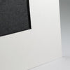 White Angle Cut Easel Series frames with black core